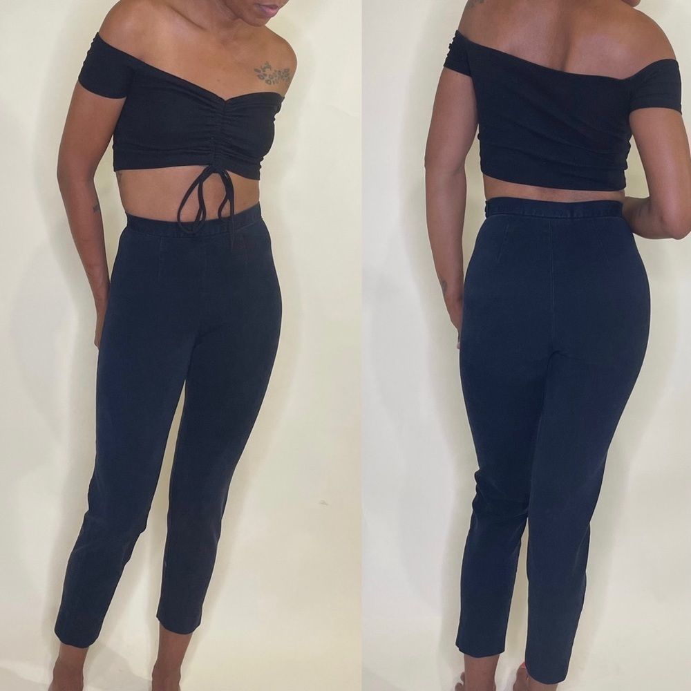 Vintage black high waist jeggings sz 4P